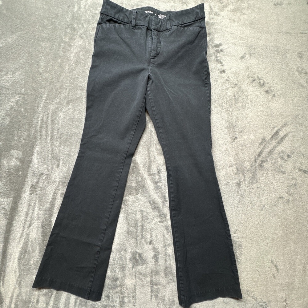 Old Navy Pixie Flare Women's Black Size 4 Pants, ‎ High Rise, Waist 28"